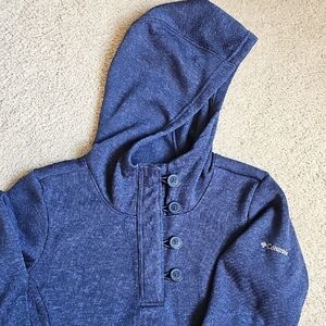 Columbia Navy Hooded Sweatshirt